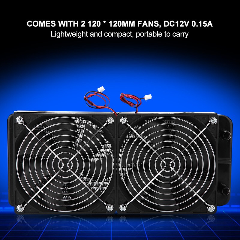 240MM Computer CPU Water Cooling Cooler Heat Row Radiator with