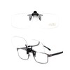 TERAISE Reading Glasses Clip On Magnifiers for Eyeglasses, Blue Light