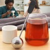 Kuskins Stainless Steel Tea Ball Infuser with Rotating Handle, Fine