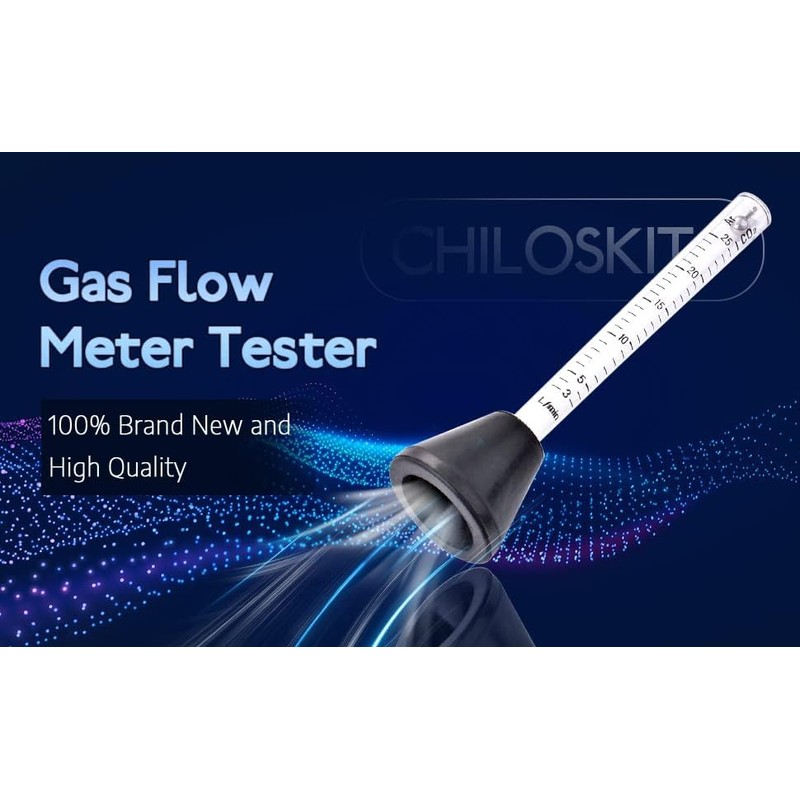 Argon Gas Flow Meter, 25 L Gas Measuring Gas Tester,