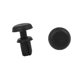 A ABSOPRO 4mm Rivets Push Type Panel Retainer Clip for Car Plastic (Set of 30)