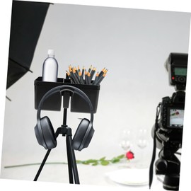 VICASKY Microphone Stand Cup Holder and Tray for Live Streaming Multifunctional Headset Hanger and Beverage Holder for Workspace and Studio Use
