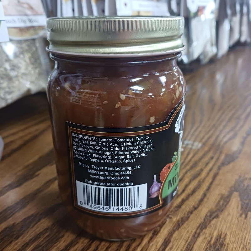 Amish Wedding Kettle Cooked Salsa, Thick and Chunky Pack of