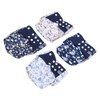 4 Pcs Reusable Cloth Diapers Easy to Set Up Washable