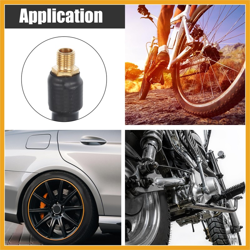 Partuto 200cm 79" Car Tire Air Inflator Extension Hose Quick