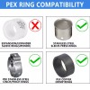 EFIELD 10PCS 1" X 1" X 1/2" PEX REDUCING TEE