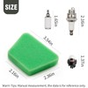 laffoonparts 530037793 Air Filter Primer Bulb Spark Plug Replacement for
