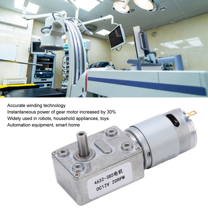 DC Gear Motor Micro Speed Reduction Electric Geared Alloy Steel
