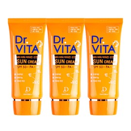 Daycell Dr. Vita Vitamin Sun Cream 50g 3pcs Mild, hypoallergenic sunscreen / 데이셀 닥터비타 비타민 선크림 50g 3개 순한 저자극 선크림