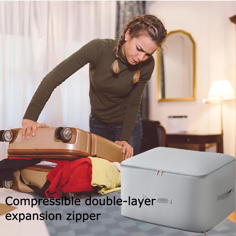 Compression Packing Cubes Ultra Space Saving Self Compression Organizer Self
