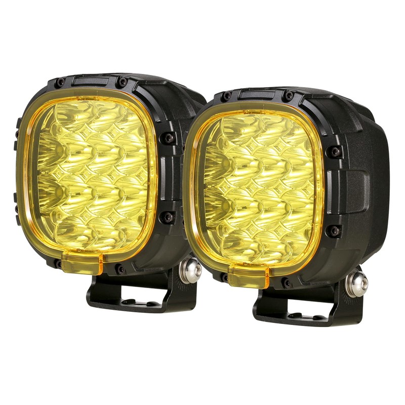 BIGLION.X 4 Inch Pair 160W Round LED Offroad Lights Super