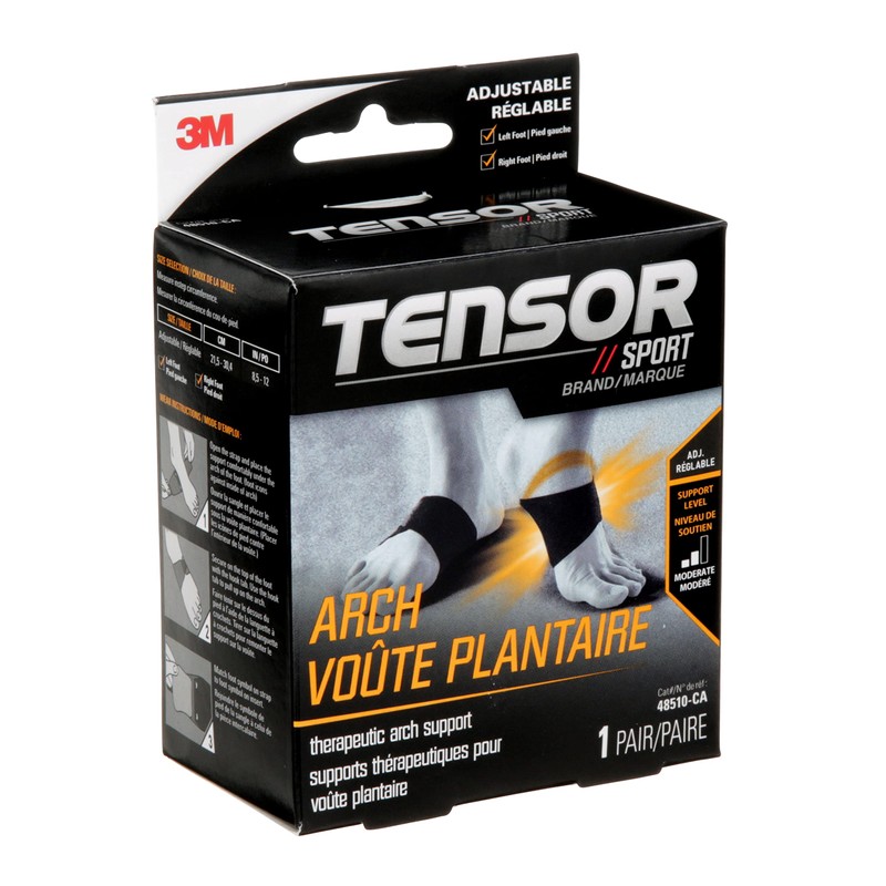 Tensor Therapeutic Arch Support - Adjustable - Right and Left