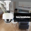 Dummy Camera Indoor & Outdoor Realistic Dome Shape Solar Security