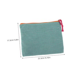 OATIPHO Cute Toiletry Bag for Women Portable Stationery Bag Large Storage Capacity and Retro Design