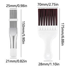 3 Pack Air Conditioner Condenser Blade Comb, Condenser Cleaning Comb, Air Conditioning Slat Comb, Cleaning Whisk Brush, Air Conditioner Comb for Cleaning Air Conditioner, Refrigerators