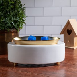 ScentSationals Wide Wax Warmers, Scented Wax Cube Melter, Electric Fragrance and Oil Burner, Wickless Candle Air Freshener, Indoor Home Décor, Narrow House Decoration Paloma