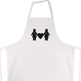 Azeeda 'Lesbian Couple' Unisex Cooking Apron (AP00006250)
