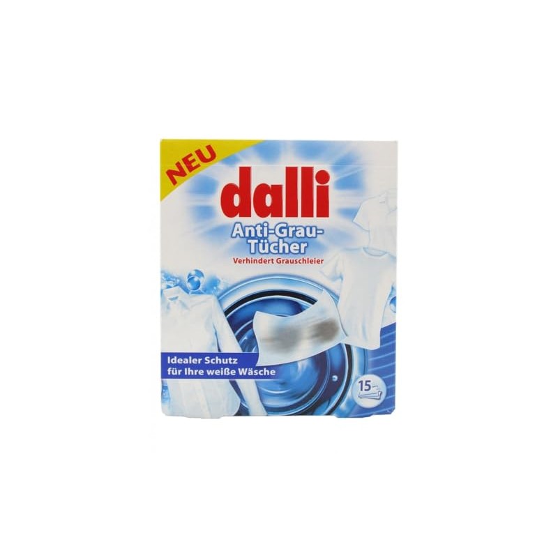 DALLI Anti Grey Cloths | Prevents Grey Veil White Laundry