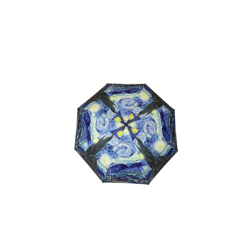 StormKing Art Van Gogh Starry Night Folding Umbrella