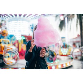 Concession Essentials Cotton Candy Cone-1000ct Cotton Candy Cones (Pack of 1000) White Paper Cones