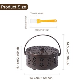 Incense Stick Holder, Incense Sticks Anti Mosquitoes, Mosquito Spiral Coil Holder, Incense Stick Holder, Incense Sticks Coil Holder, Metal Incense Stick Holder for Bedroom, Camping, Garden