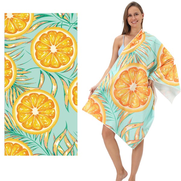 Mikrofaser Strandtuch -160 X 80 cm Microfaser Badetuch Groß, Mikrofaser