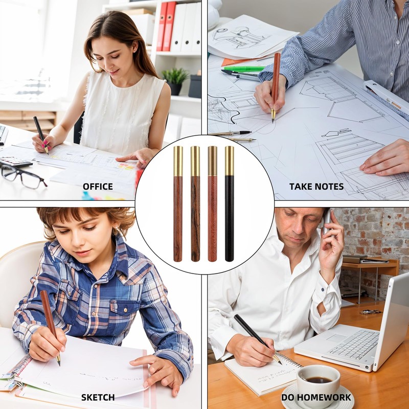 DIVINA VITAE Set of 4 Eternal Pencil Set, Reusable Infinity