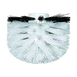 Spirella Toilet Brush Replacement Brush Head Diameter 8.3 x Height 10 cm Black