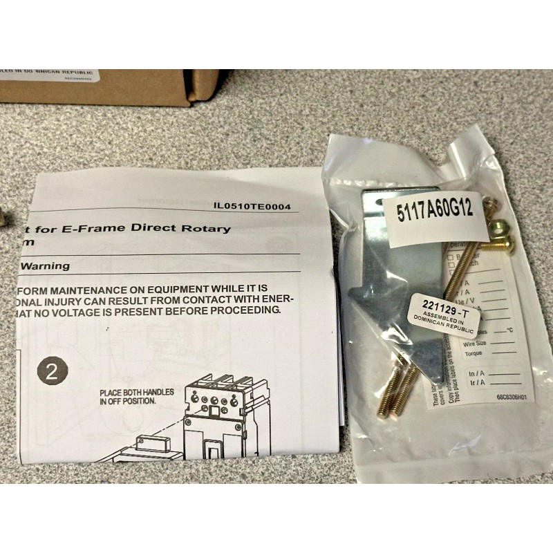 Eaton NEW EATON EHMCCBI 1498D66G04 Rotary Handle Switch for EG