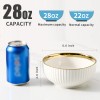 LETAOTAO Luxury Gold Rim Porcelain Dinnerware Set Nordic Style High