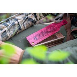 Hunters Specialties HS Strut Slingblade Walnut Turkey Clucks Cutts Yelps Purrs High Pitch Hunting Single-Sided Box Call, Brown