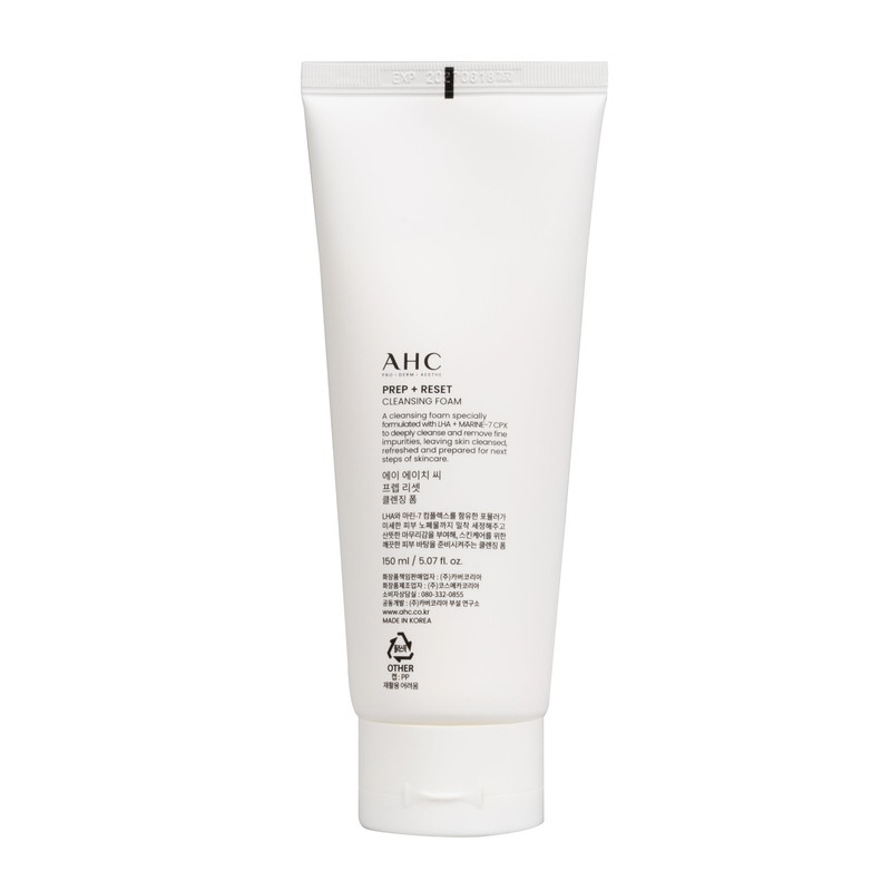 AHC Prep+Reset Cleansing Foam 150ml