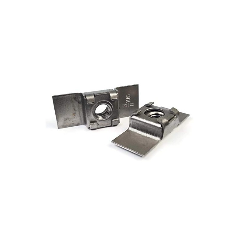 Retainer Weld Nuts - Plain Steel 3/8"-16 QTY 25