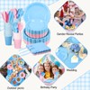 Tegeme 256 Pcs Pink and Blue Gender Reveal Party Supplies