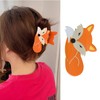 1 Pack Cartoon Fox Claw Clips, Acrylic Big Fox Hair