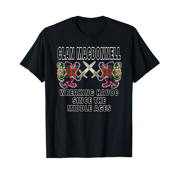 MacDonnell Scottish Tartan Scotland Family Clan Name T-Shirt