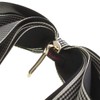 VINGTAINE H7220-BK- Gingham Plaid Long Ribbon Pony Hook Hair Cuff
