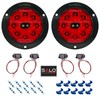 TecNiq, Inc LED Round Hi Visibility Stop Turn Tail Lights