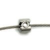 Clamp Stopper, Stop Clamp, Stainless Steel V4A, Wire Rope Diameter