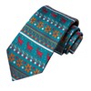 Hi-Tie Christmas Ties for Men Vacation Holiday Tie Pocket Square