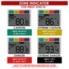 Wearable 2-in-1 WBGT + HI Heat Index Checker Wet Bulb
