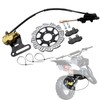12mm Hydraulic Rear Disc Brake Caliper Disk Rotor Pad System