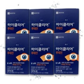 Chong Kun Dang [Chong Kun Dang] iClear Lutein 500mg Eye Health Cha Inpyo 30 Capsules / [종근당] 아이클리어 루테인 500mg 눈건강 차인표 30캡슐 X 6 TB (30680679) 기본
