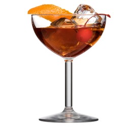 Drinique Champagne Coupe Unbreakable Tritan Stemware, 8 oz (Set of 4), Clear