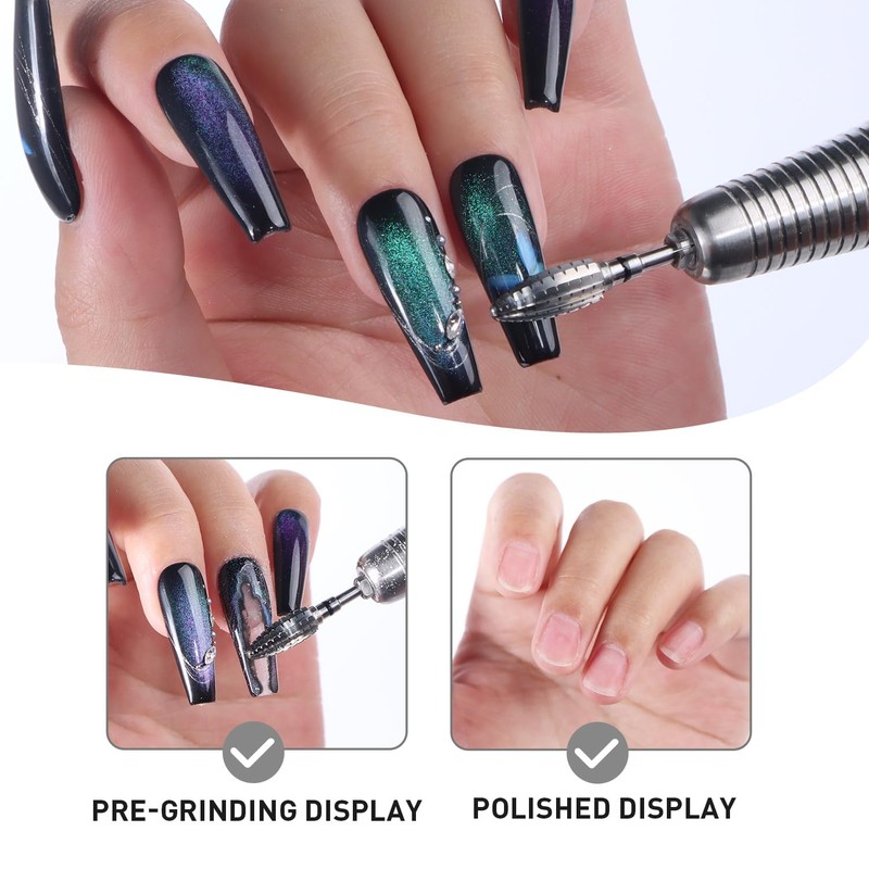 Beautilux Nagelfräser bits, Bohrer für Nägel, 3/32 Zoll Nagel-Bits, Nagelfräser