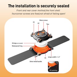 Compatible with Airtag Dog Collar Holder | Air Tag Dog - Air Tag. Holder for Pet Collar Waterproof with Removable Loop, Durable, Lightweight, Compact Size