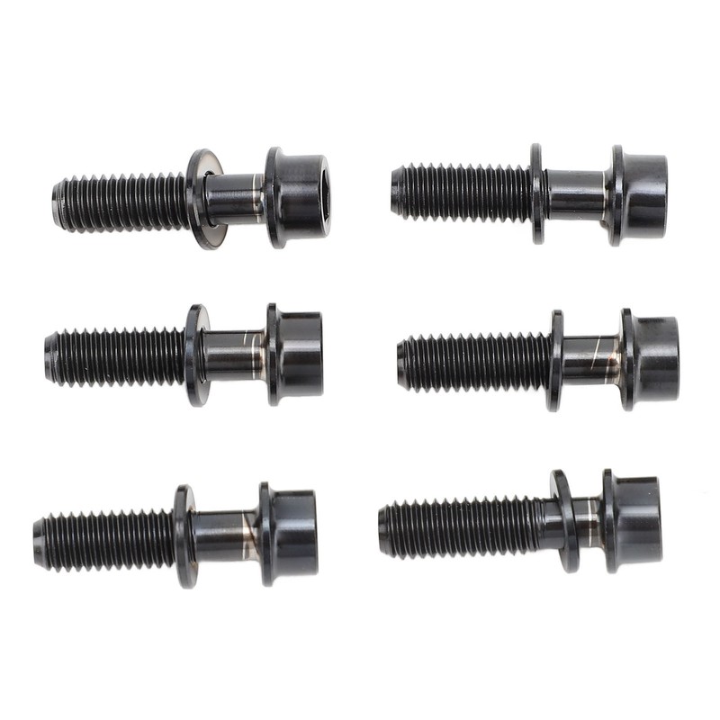 6Pcs Bike Screws Bolts Set Mountain Bicycle Handlebar Stem Ti