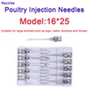 16 Gauge Veterinary Needles, Cattle Needle Poultry Injection Needles 10