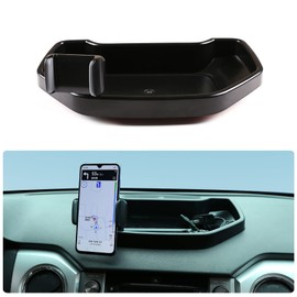 TOYCIDFG Dashboard Storage Tray with Phone Holder for Toyota Tundra 2014-2021 Center Console Dashboard Tray Storage Boxs with Phone Holder Car Organizer (with Mobile Phone Holder)