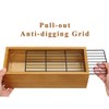BENPIN Wooden Cat Grass Planter (no Seeds Included) with Potting